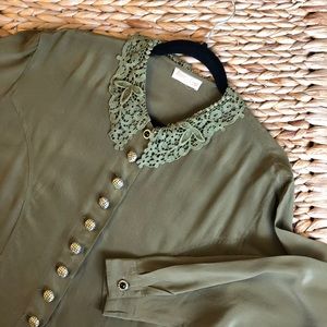 Vintage Pura Seta Italian Silk Blouse